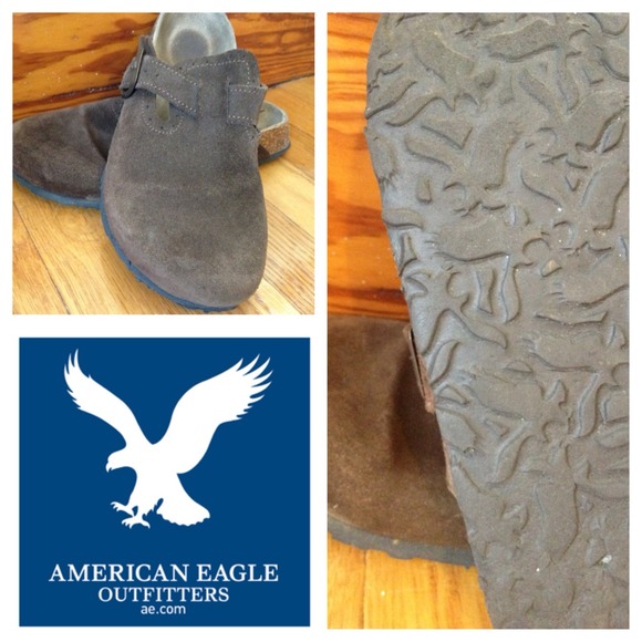 Suede American Eagle Clog