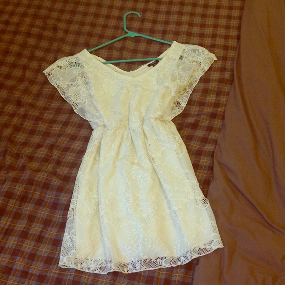 Vintage White Lace Dress S/P