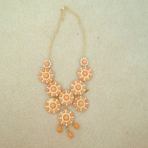 Charlotte Russe  necklace bubble orange super cute
