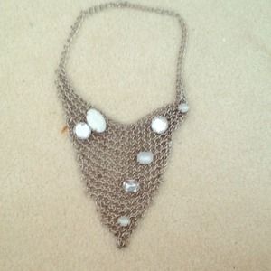 Anthropologie necklace jewels and silver