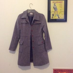 Fits S/P Purple Grey Fall Coat w Purple Buttons