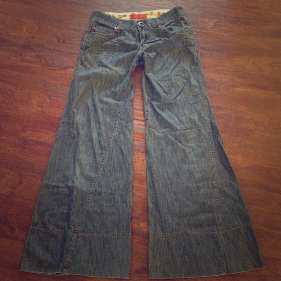 REDUCED! Level 99 Super Wide Leg Denim Pants