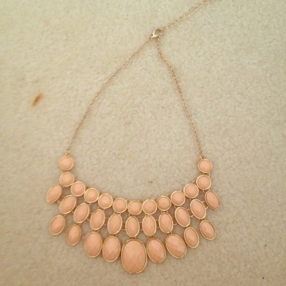 SOLD H&M pink bubble necklace