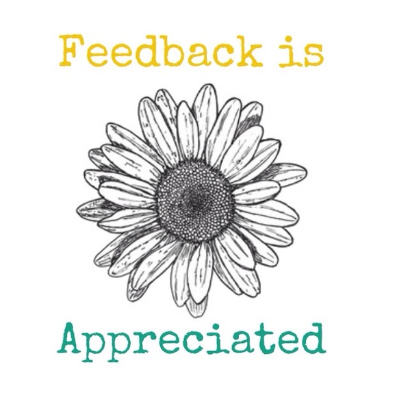 Feedback on purchases!