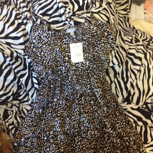 💜SOLD Leopard print dress