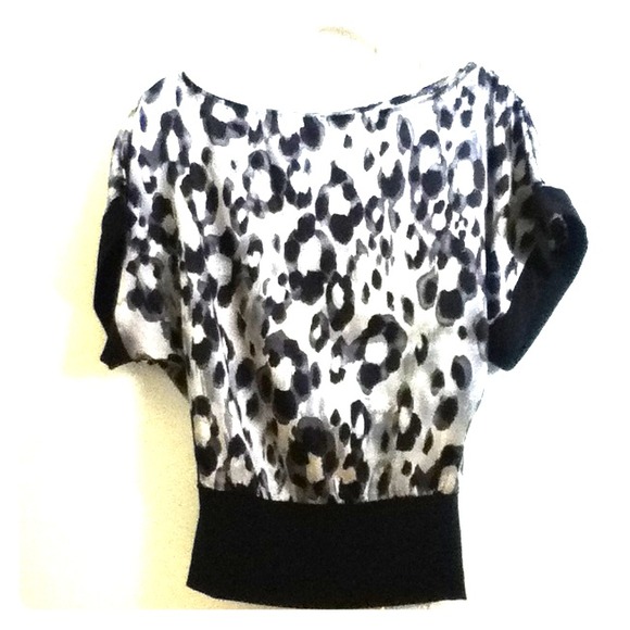 ***SOLD*** WetSeal leopard print top.