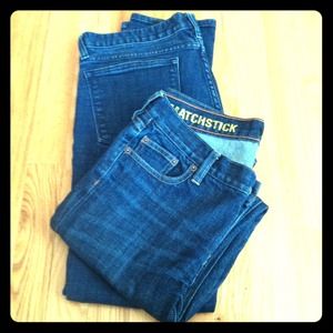 SOLD::J.Crew Matchstick size 29 jeans