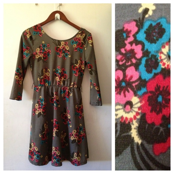 floral skater dress