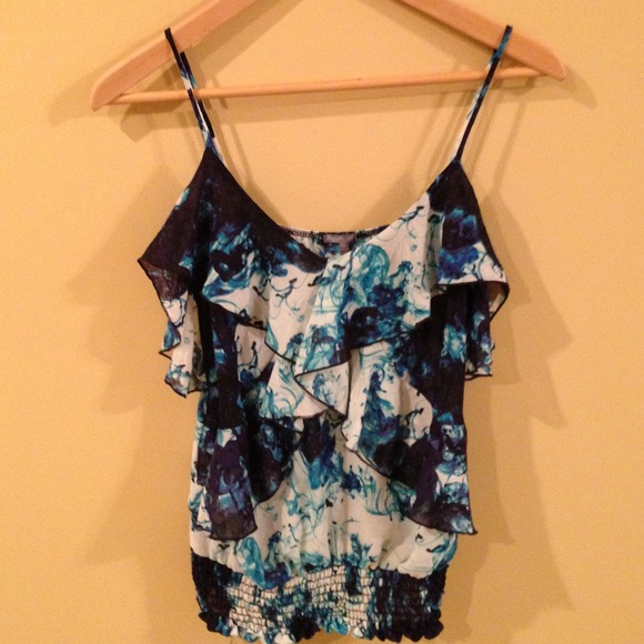 Sheer tank top