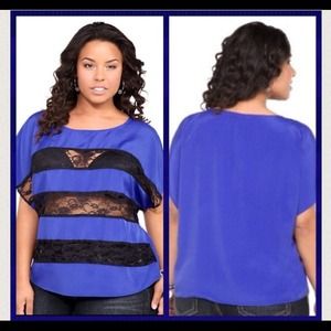 SOLD 👏👏👏Torrid top with sexy lace sz 3