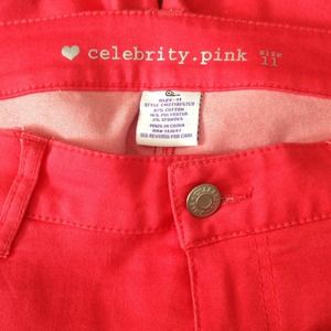Skinny jean, pink,size 11