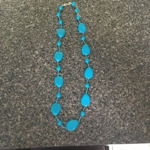 Turquoise beaded necklace