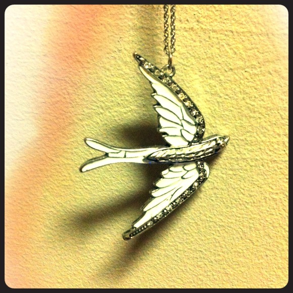 Lia Sophia bird charm necklace