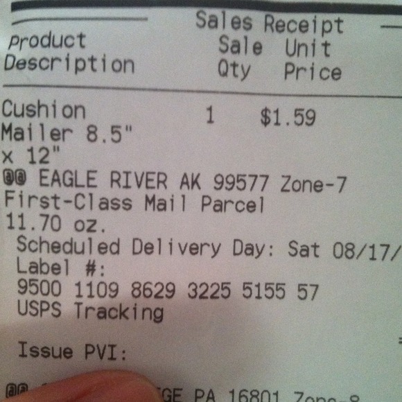 Shipped!