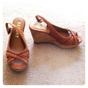 Brown Cork Report Wedges