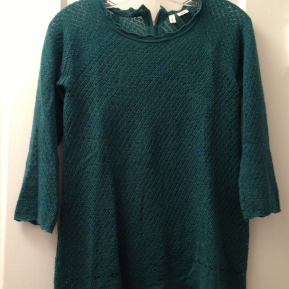 SOLD: Dark green Anthro sweater