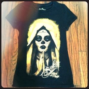 Black women's T-shirt(sullen angels)
