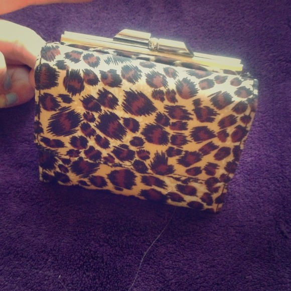 Cheetah print wallet