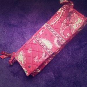 Red Vera Bradley pencil case