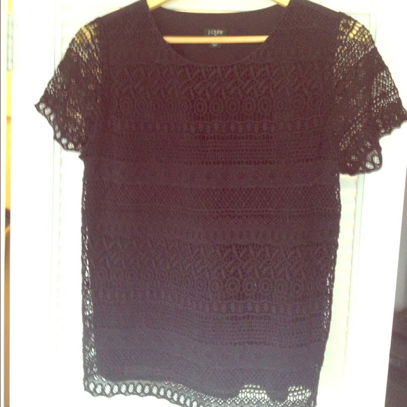 ⛔️SOLD⛔️JCrew Crochet Top - Picture 1 of 4
