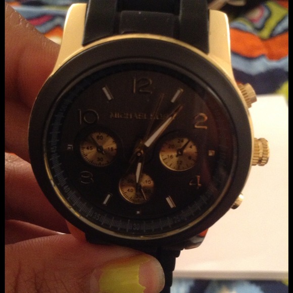 Black MK Watch