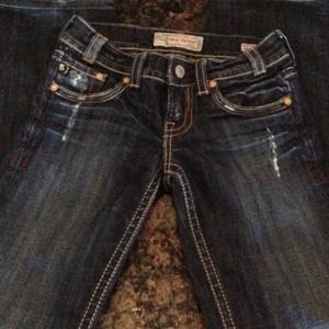 Mek dark wash jeans worn once
