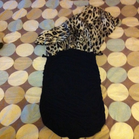Small cheetah print dress.
