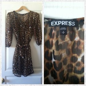 Small express button up dress.