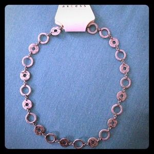 Brushed Metal Necklace