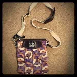Coach cross body purse