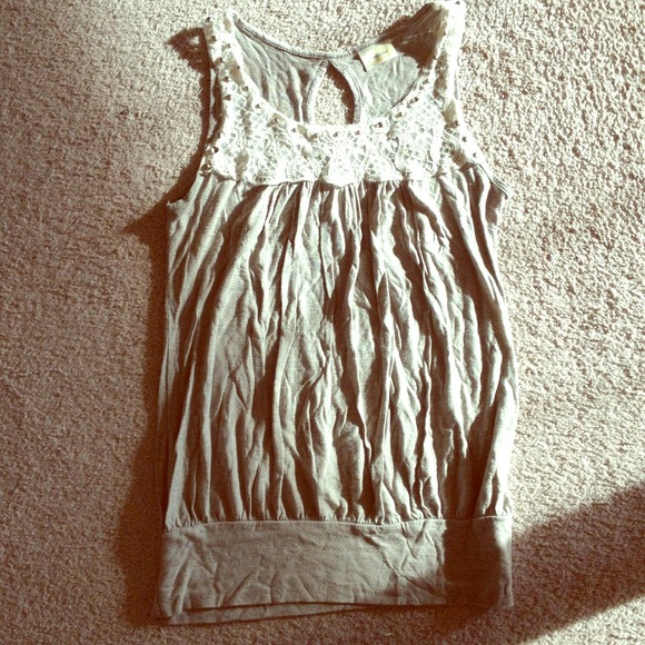 Lace tank top