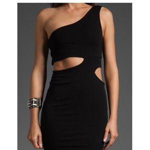NWT Donna Mizani cutout dress in Black