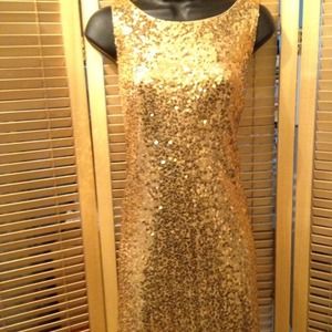 Gold Sequin dress