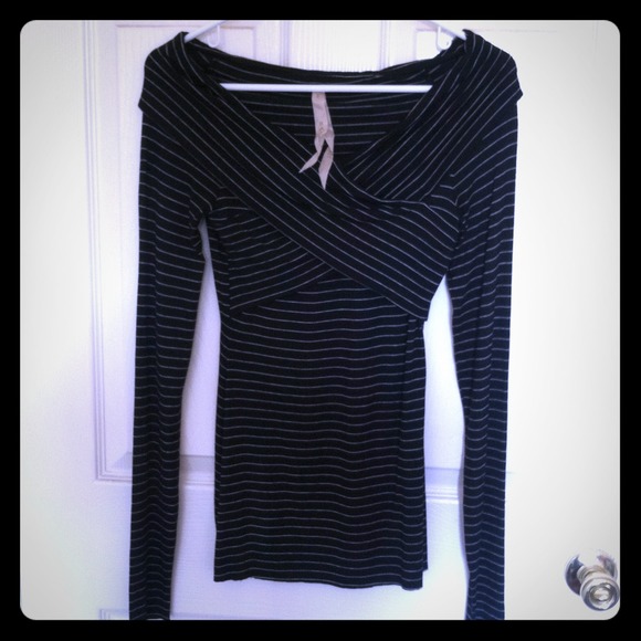 Striped long sleeve shirt