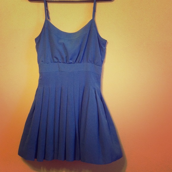 Lavender blue strappy dress ON HOLD