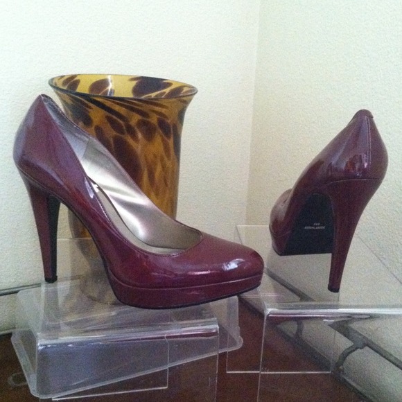 SOLD Chic Red platform heel... Never worn!!