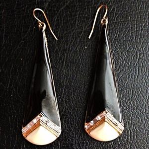 Lacquered earrings