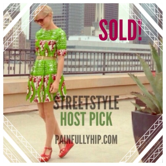 Mindblowing African print designer sample! Sz 2