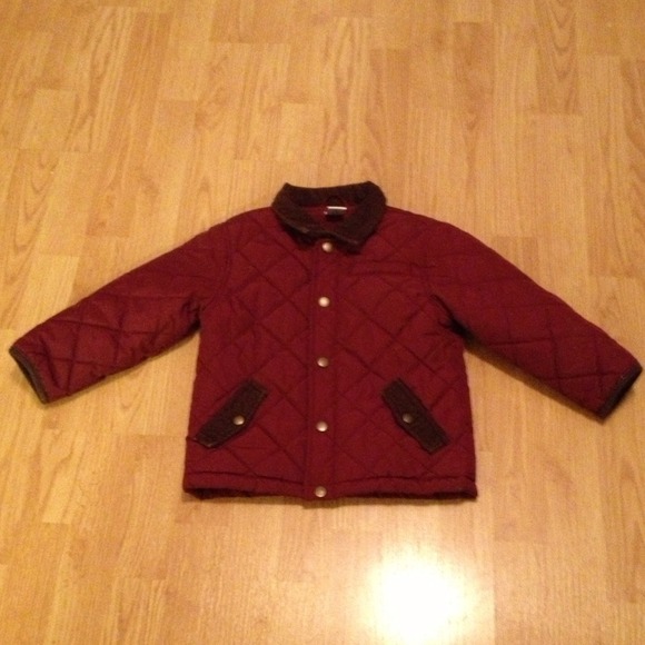 boys 3t Gymboree quilted fleece lined barn  jacket
