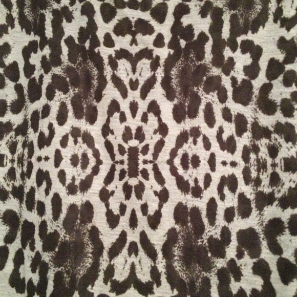 Light Blue Leopard Top