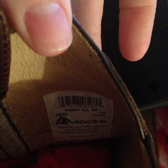 Rocky cowboy boots size 9 - Picture 2 of 2