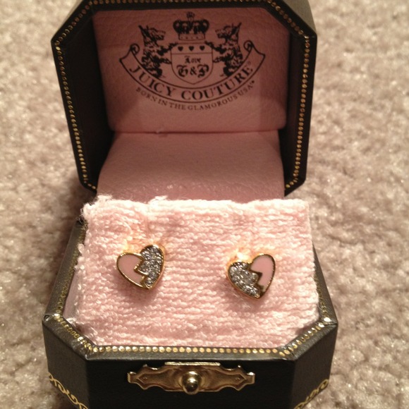 Juicy Couture Heart Earrings