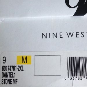 Nine West spike flats.