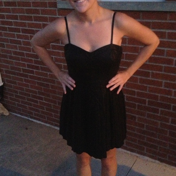 Amazing leather Free People dress!