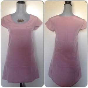 NWOT- Pink Shirt Dress