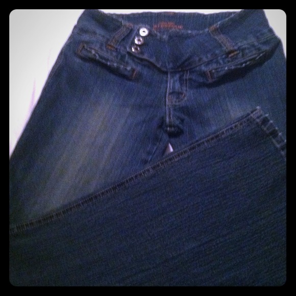 Juniors hydraulic distressed bootcut