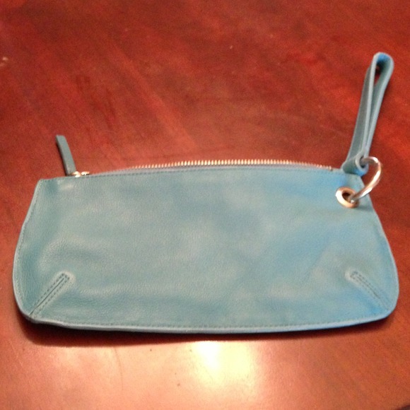 Teal wristlet