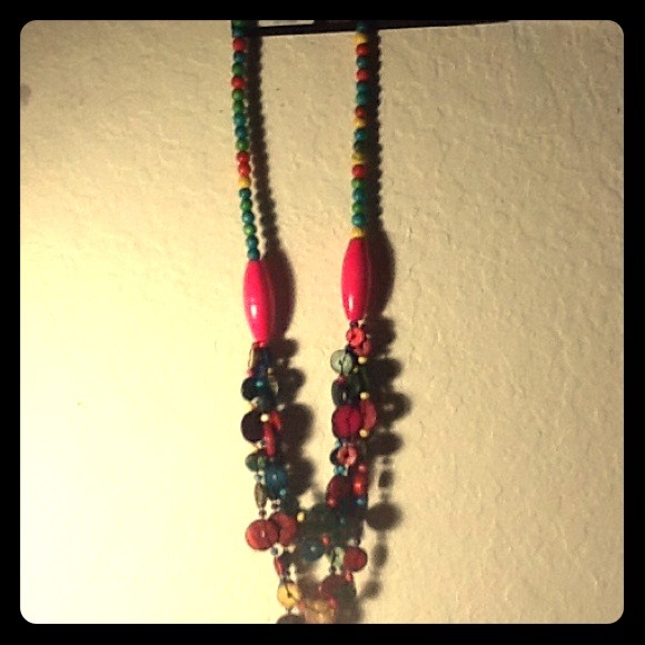Colorful chunky necklace