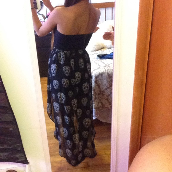 Skull high low skirt - Picture 5 of 5