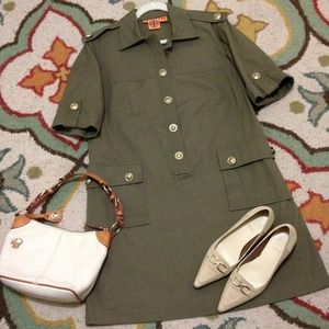 Tory Burch Military Inspired Dress!!! NWOT